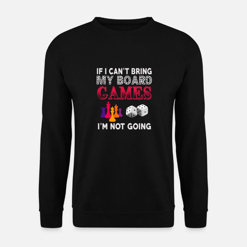 Ohne meine Spiele, ohne mich! - Unisex Pullover - Schwarz