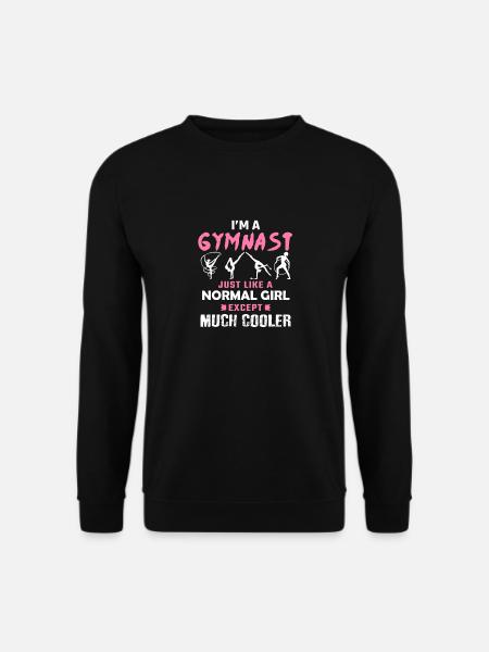 Cool Gymnastics Gift Ideas Gymnast Gifts For Girls - Unisex Sweatshirt - black
