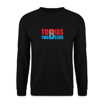 TwoBeers - Unisex Pullover - Schwarz - Vorne - Alina (178cm) & Michal (187cm)