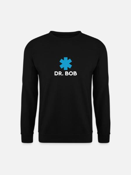 Dr.Bob Karneval Fasching Fastnacht Kostüm Doktor - Unisex Pullover - Schwarz