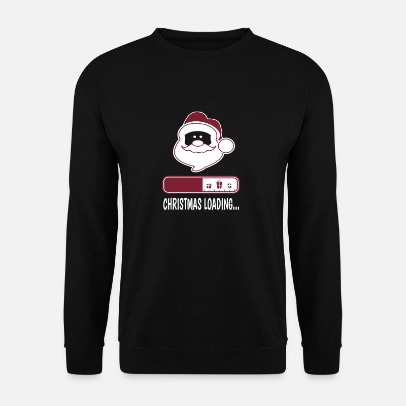 CHRISTMAS LOADING..... - Unisex Pullover - Schwarz
