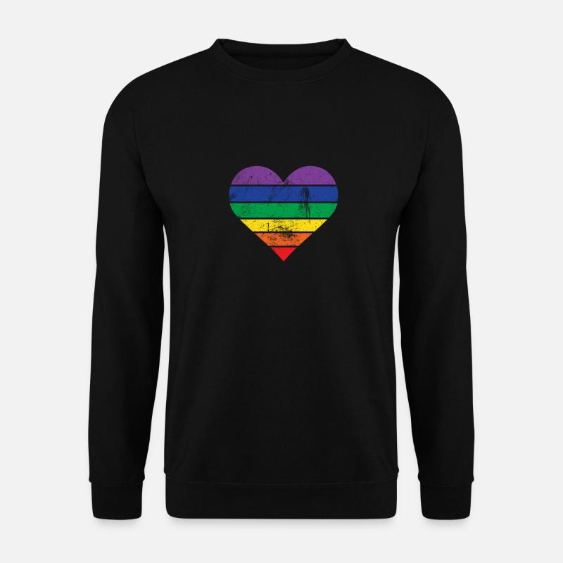 Arc en ciel - Sweat-shirt Unisexe - noir