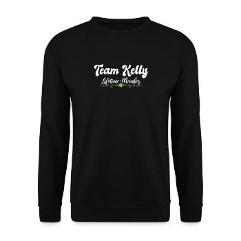 Team Kelly Lifetime Member - Sweat-shirt Unisexe - noir - Devant - Alina (178cm) & Michal (187cm)