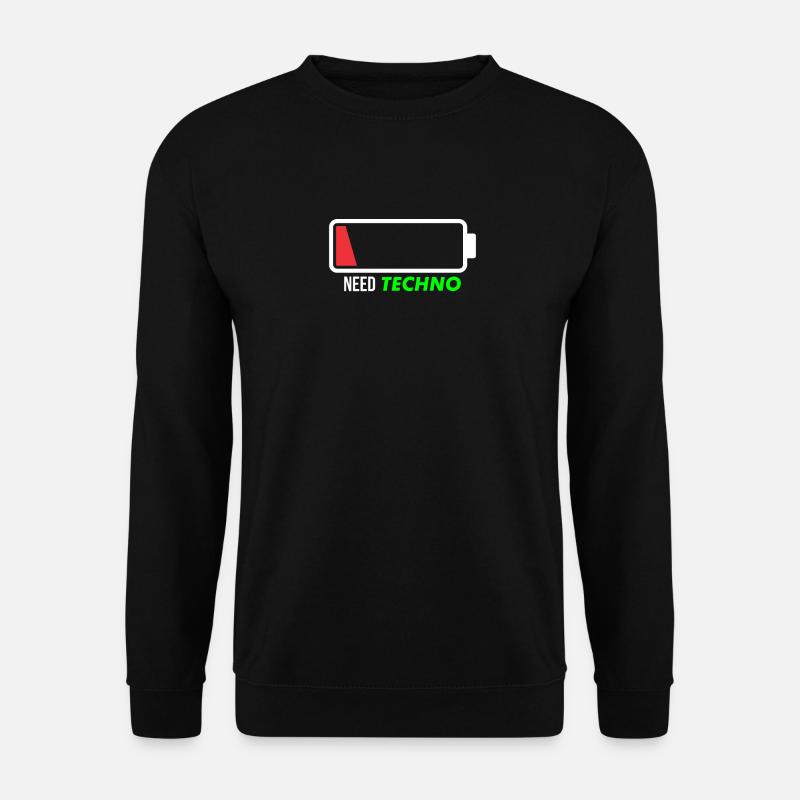 Need techno - Unisex Sweatshirt - black