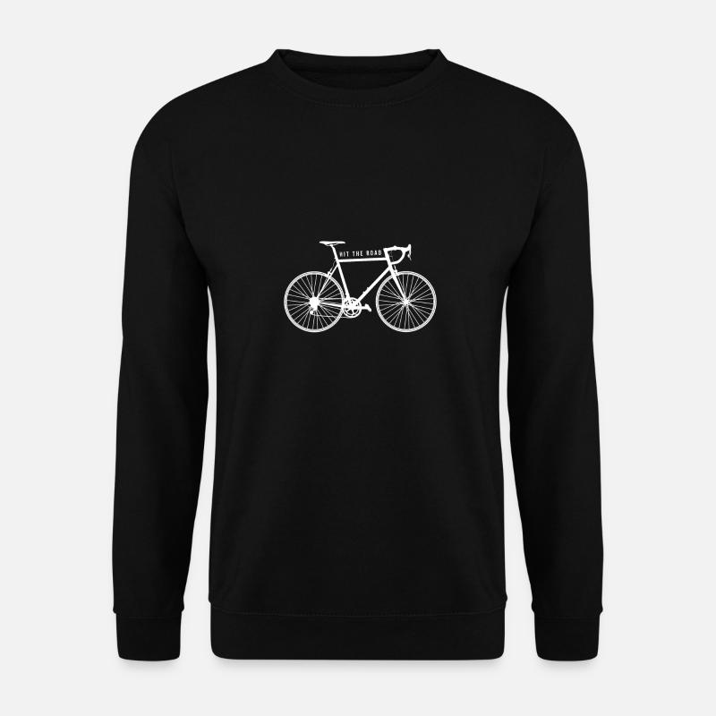 Rennrad. Hit the road. - Unisex Pullover - Schwarz