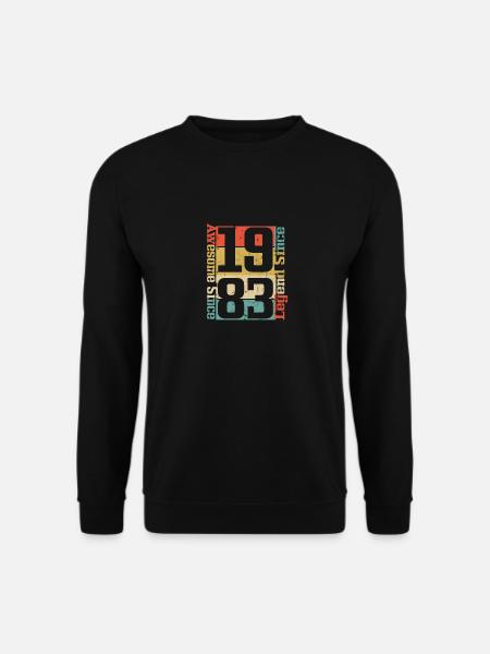 Awesome since 1983, Legend since 1983 - Unisex Pullover - Schwarz