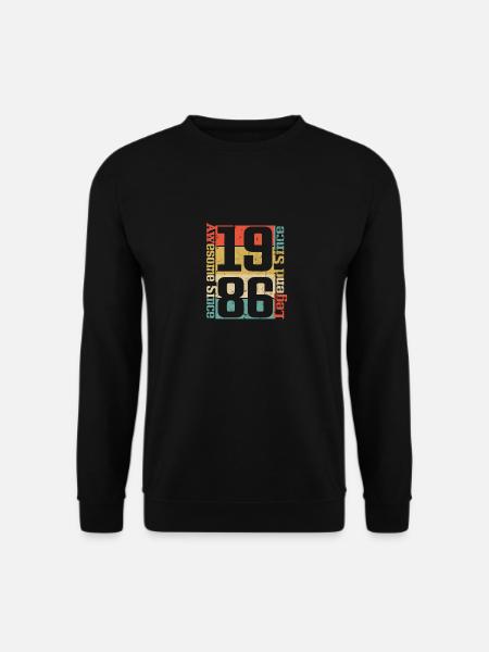 Awesome since 1986, Legend since 1986 - Unisex Pullover - Schwarz