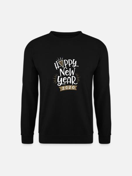 Happy New Year 2020 party bag - Unisex Sweatshirt - black