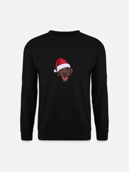 Labrador Weihnachten - Unisex Pullover - Schwarz