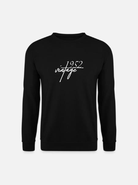 Vintage 1952. 1952 Geburtstagsgeschenk - Unisex Pullover - Schwarz