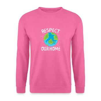 Klimaschutz Fridays For Future Demo Klima Geschenk - Unisex Pullover - Pink - Vorne