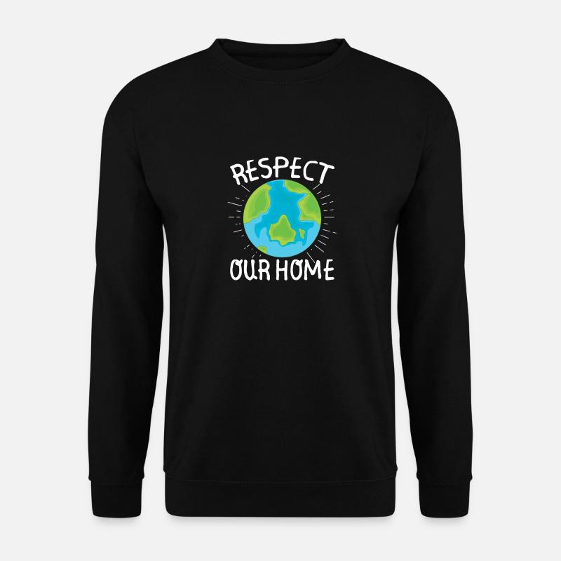Klimaschutz Fridays For Future Demo Klima Geschenk - Unisex Pullover - Schwarz