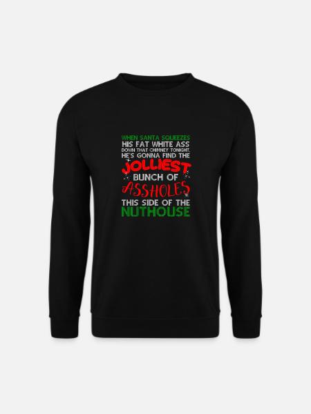 Jolliest Bunch Of Assholes Christmas Vacation Joll - Unisex Pullover - Schwarz
