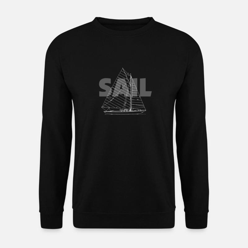 Segel - Unisex Pullover - Schwarz