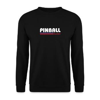 Pinball hustler - Unisex Sweatshirt - black - Front - Alina (178cm) & Michal (187cm)