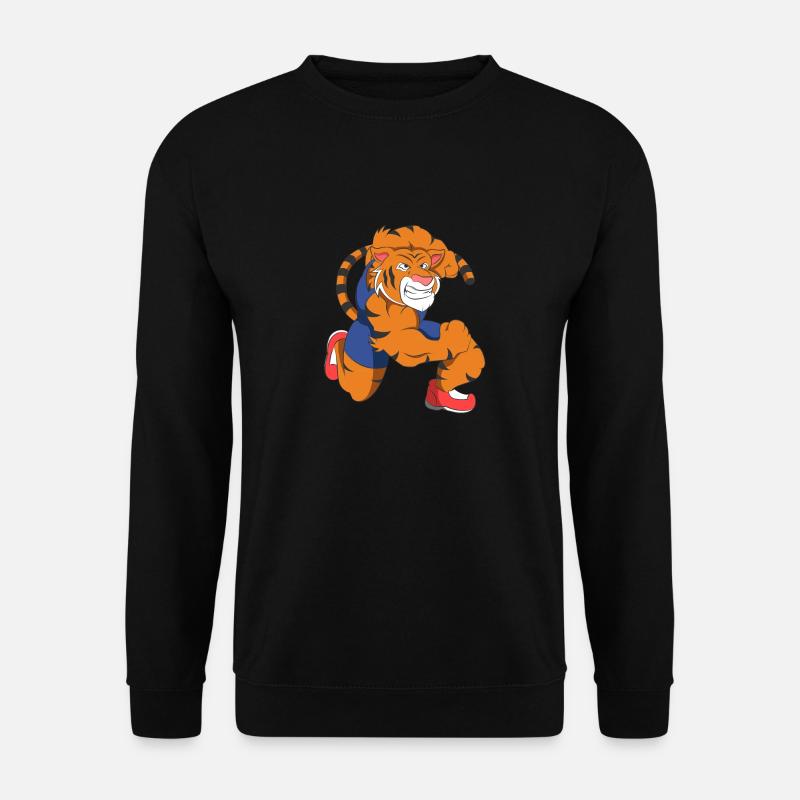 Muskel Tiger - Unisex Pullover - Schwarz