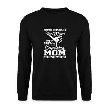 Cool capoeira maman - Sweat-shirt Unisexe - noir - Devant - Alina (178cm) & Michal (187cm)