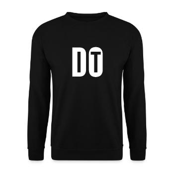 Do it motivation saying quotes - Unisex Sweatshirt - black - Front - Alina (178cm) & Michal (187cm)