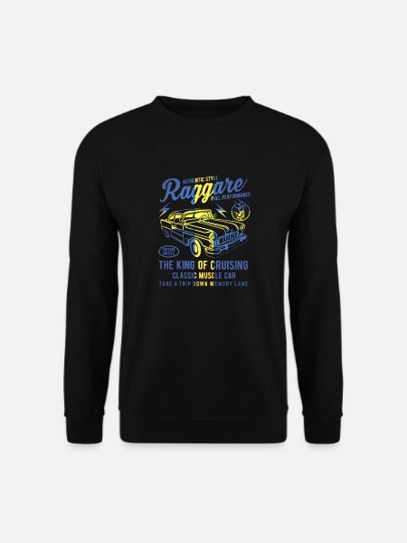 Raggare Roi de croisière Suède - Sweat-shirt Unisexe - noir