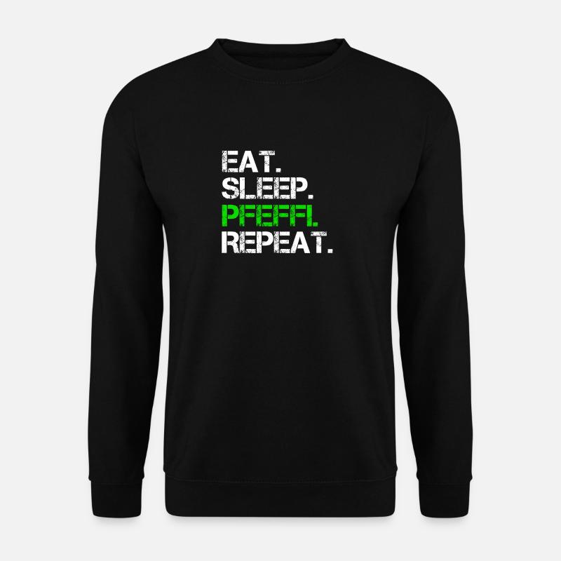Eat Sleep Pfeffi Repeat - Sweat-shirt Unisexe - noir