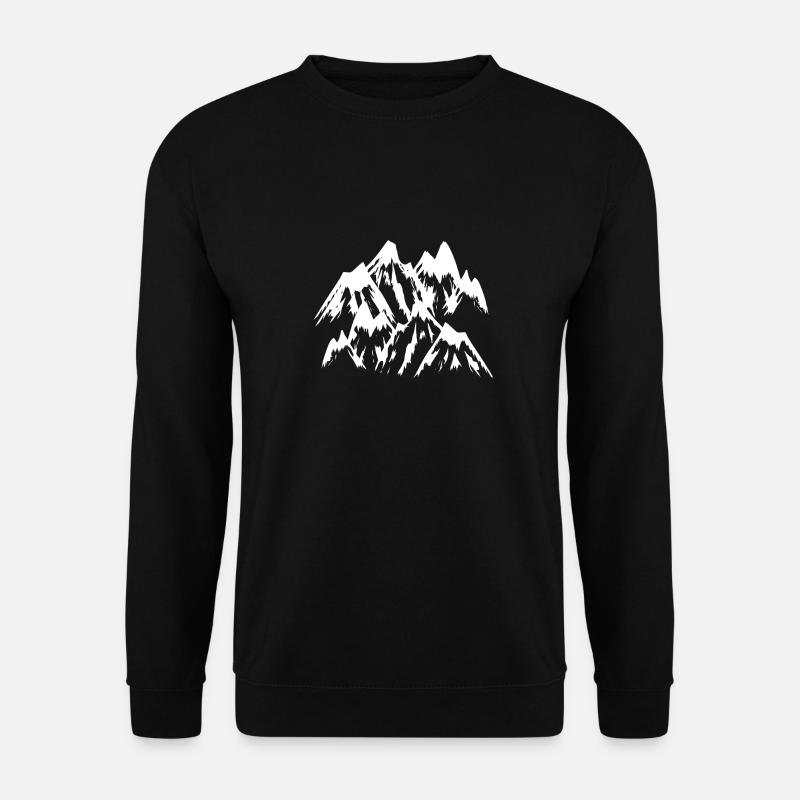 Mountain Nature Mountains Mountains - Unisex Sweatshirt - black