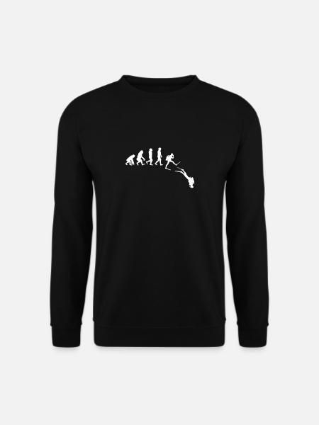 Diving Gift Diver Evolution - Sweat-shirt Unisexe - noir