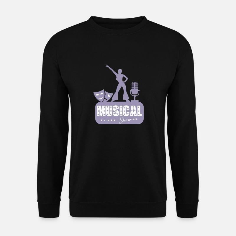 Musical Voice Act Dance - Unisex Pullover - Schwarz