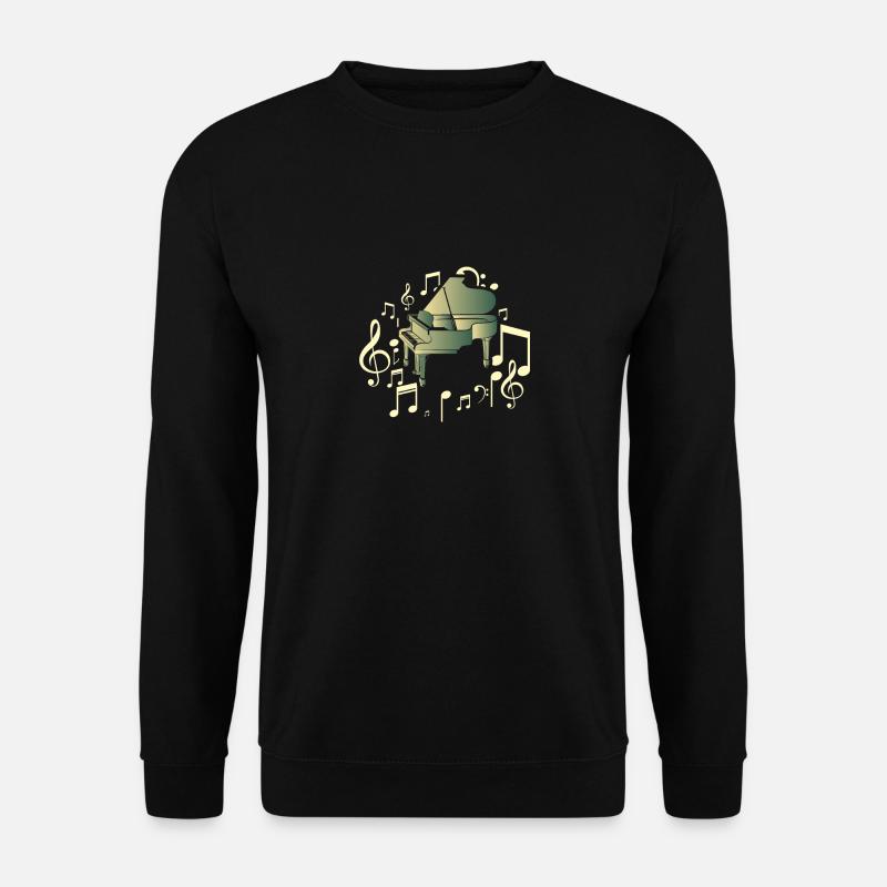 piano - Unisex Sweatshirt - black