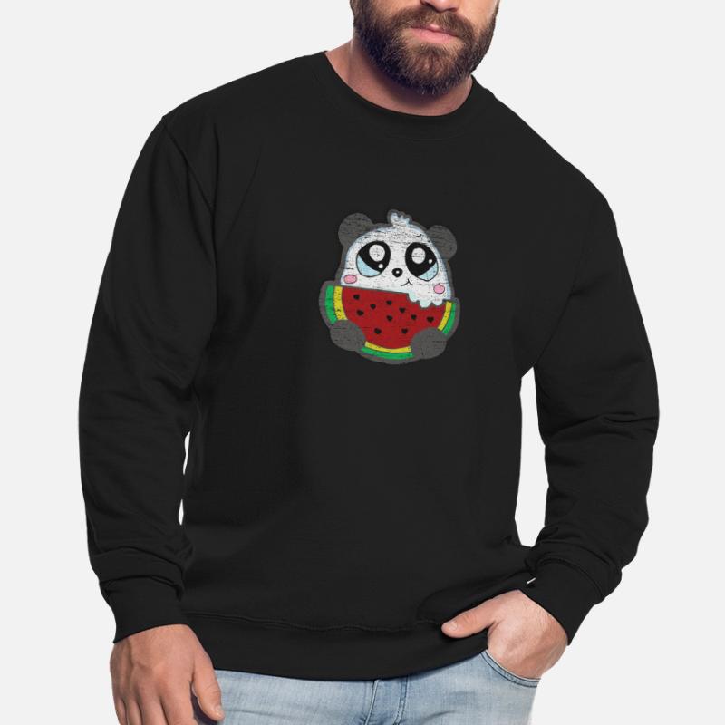 Melon pastèque doux Panda Sweat-shirt Unisexe
