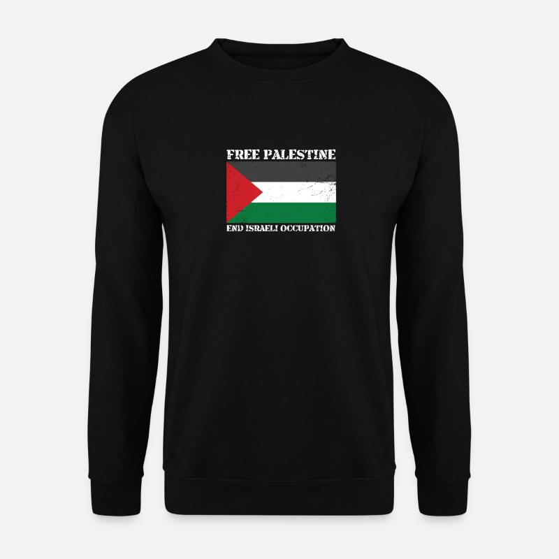 Free palestine intifada - Unisex Sweatshirt - black