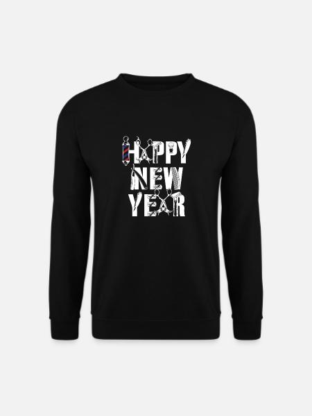 Barber Happy New Year - Unisex Sweatshirt - black