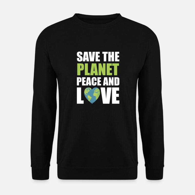 Save the planet - Unisex Sweatshirt - black