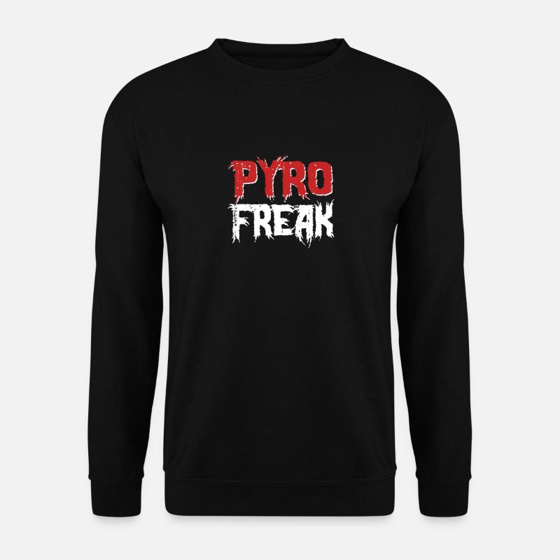 Pyro Freak pyrotechnie feux d’artifice Feux d’artifice - Sweat-shirt Unisexe - noir