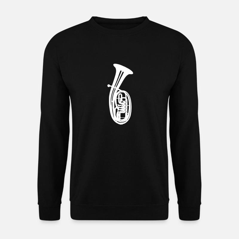 Tenorhorn - Motiv - Unisex Pullover - Schwarz