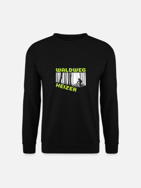 Waldweg Heizer Mountain Biker Und Downhill Fahrer - Unisex Pullover - Schwarz