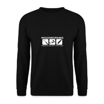 Menuisier menuisier et cadeau de charpentier - Sweat-shirt Unisexe - noir - Devant - Alina (178cm) & Michal (187cm)