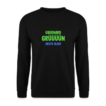 Eberhard Grün Skifahren Apres Ski Geschenk - Unisex Pullover - Schwarz - Vorne - Alina (178cm) & Michal (187cm)