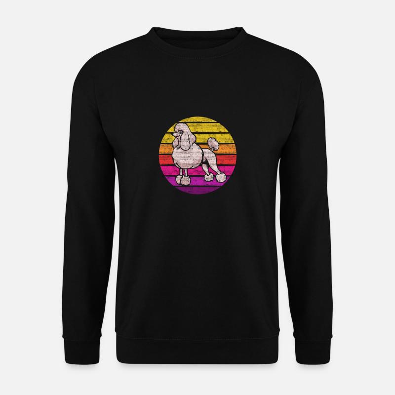 caniche - Sweat-shirt Unisexe - noir
