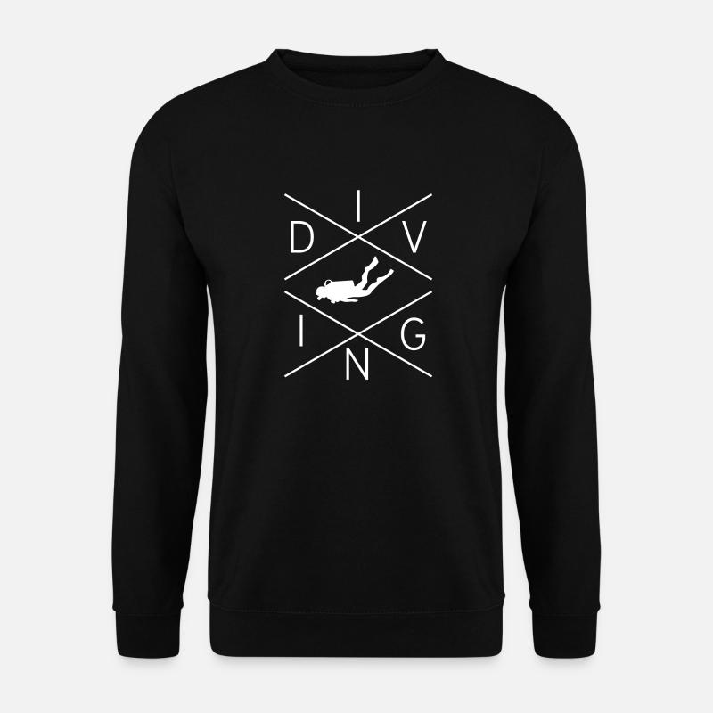 tauchen - Unisex Pullover - Schwarz