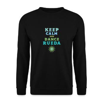 Rueda de Casino Dance Cuba - Unisex Sweatshirt - black - Front - Alina (178cm) & Michal (187cm)