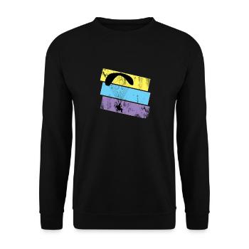 Conception des paramoteurs - Sweat-shirt Unisexe - noir - Devant - Alina (178cm) & Michal (187cm)