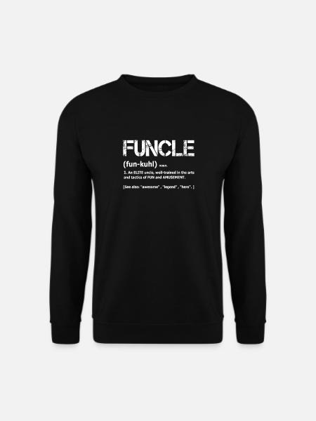 Funcle Definition - Unisex Sweatshirt - black