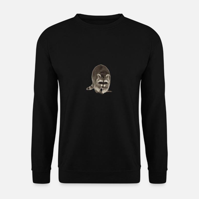 Waschbär - Unisex Pullover - Schwarz