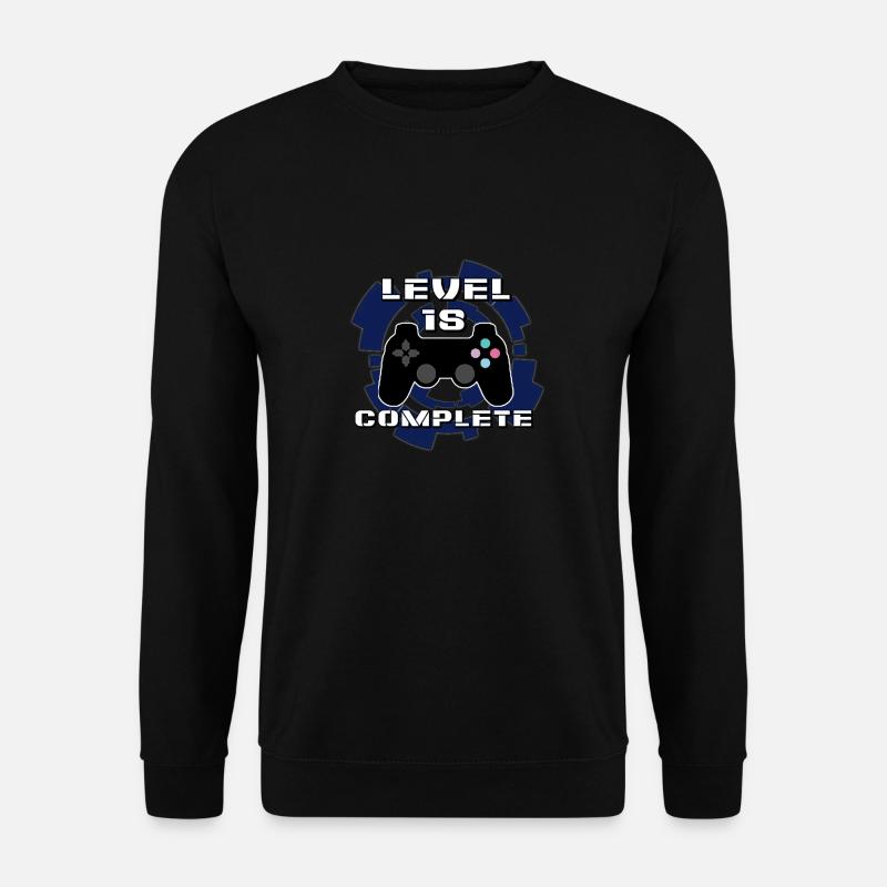 Level 18 Complete - Unisex Sweatshirt - black