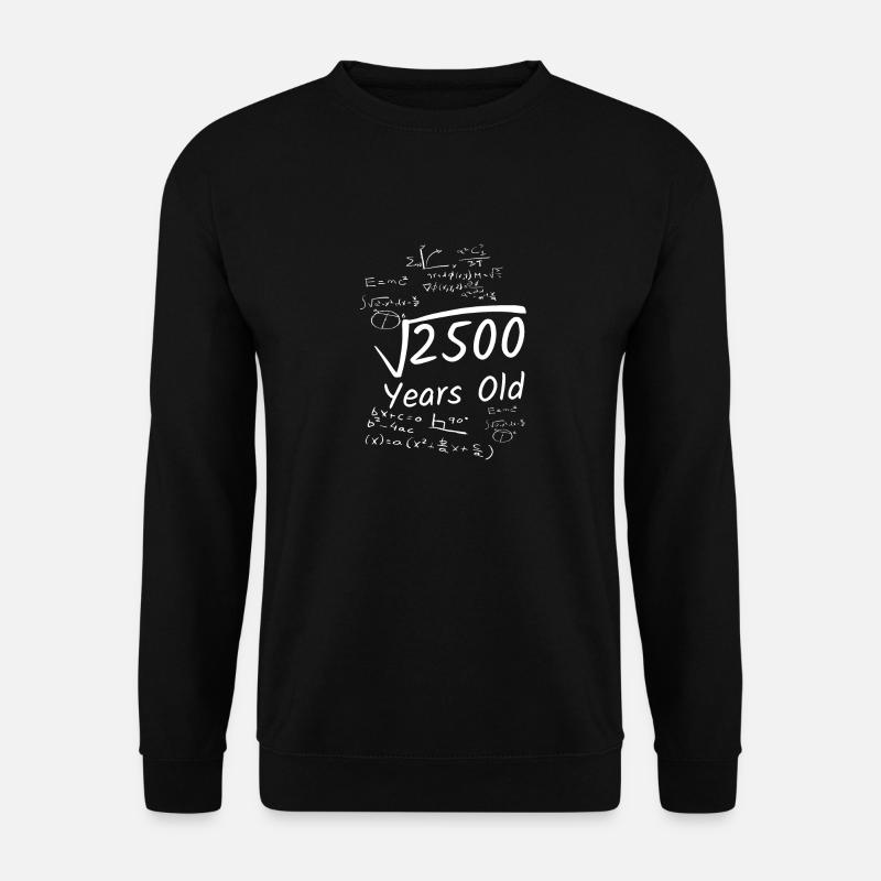 50. Jahrestag quadratische Wurzel von 2500 - Unisex Pullover - Schwarz