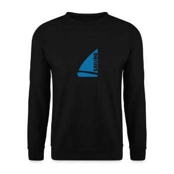 Voilier - vêtements de marin - Sweat-shirt Unisexe - noir - Devant - Alina (178cm) & Michal (187cm)