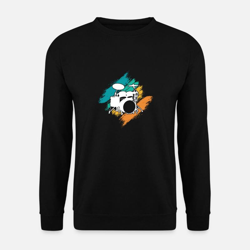 Schlagzeug - Unisex Pullover - Schwarz