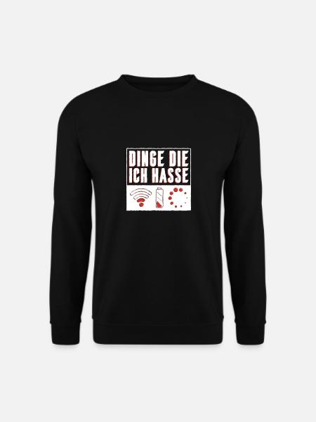 Dinge die ich hasse - Unisex Pullover - Schwarz