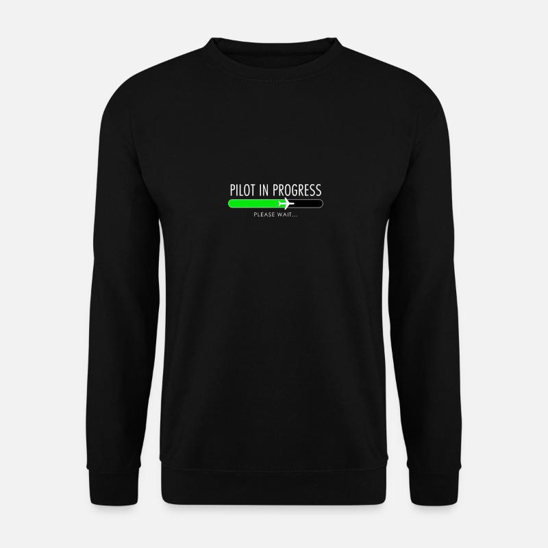 Pilot In Progress Pilot Training Flight School - Sweat-shirt Unisexe - noir