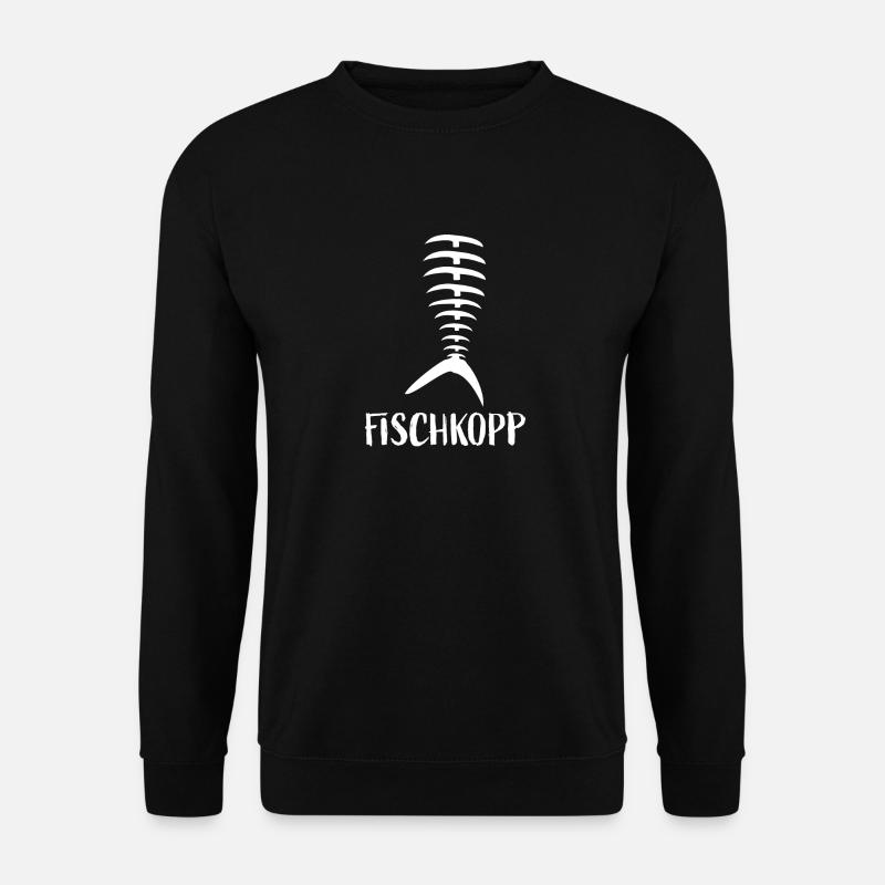 Fischkopp Fischkopf Norddeutschland Moin - Unisex Pullover - Schwarz